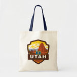 Bolsa Tote Orgulho Estatal | Utah<br><div class="desc">Anderson Design Group é uma ilustração e design de prêmio vencedora em Nashville,  Tennessee. O fundador Joel Anderson dirige uma equipe de artistas talentosos para criar a arte original da poster,  que se parece com impressões clássicos de propaganda desde a 1920 até os anos 60.</div>