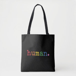 Bolsa Tote Orgulho Humano LGBT Arco-íris Igualdade LGBTQ