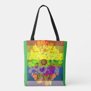 Bolsa Tote orgulho na floração do cheio