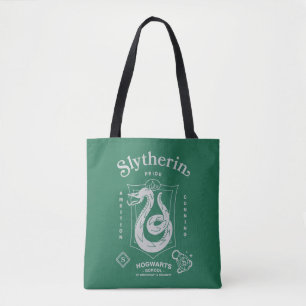 Bolsa Tote ORGULHO SLYTHERIN™ Ambição Astúcia Brasão