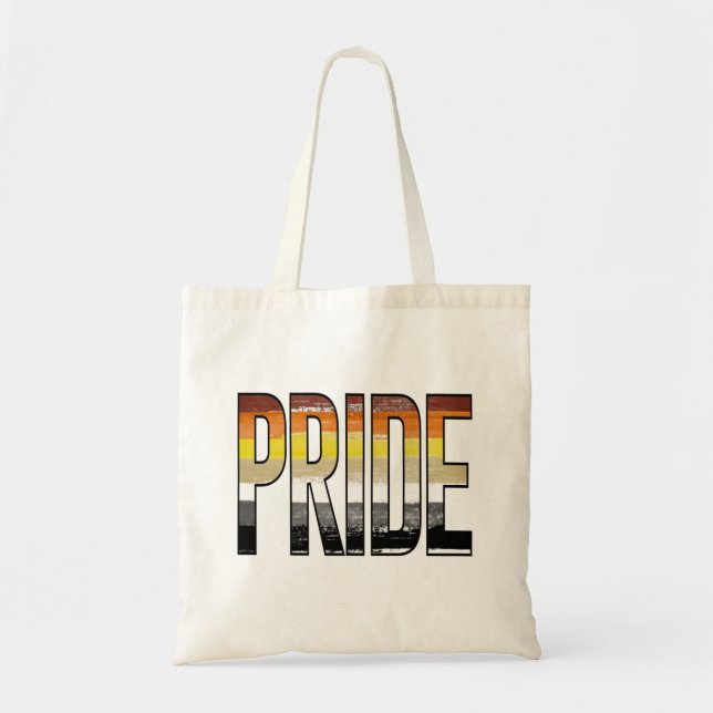 Bolsa Tote Orgulho Urso Palavra (Frente)