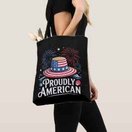 Bolsa Tote Orgulhoso Americano - Patriotic Beach Sunhat