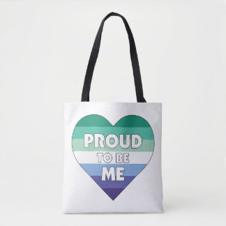 Bolsa Tote Orgulhoso de ser eu Gay LGBTQ, orgulho do coração