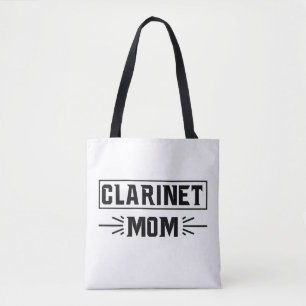 Bolsa Tote Orgulhoso Design de Presente para Mãe de Clarinete