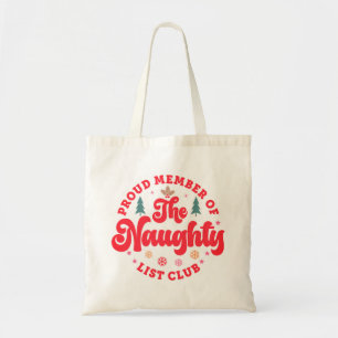 Bolsa Tote Orgulhoso Membro Do Clube Da Lista Maldita, Natal
