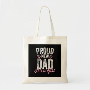 Bolsa Tote Orgulhoso Novo Pai É Uma Menina Presentes Pai para