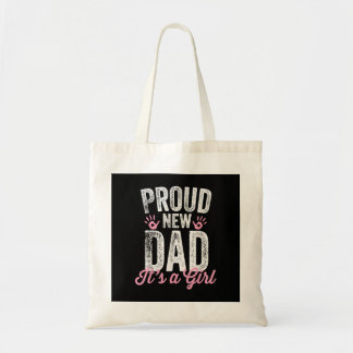 Bolsa Tote Orgulhoso Novo Pai É Uma Menina Presentes Para Fut