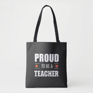 Bolsa Tote Orgulhoso por Ser um Professor – Tipografia Criati