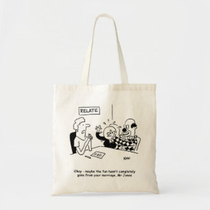 Bolsa Tote Orientação do casamento. Diversão não foi comp