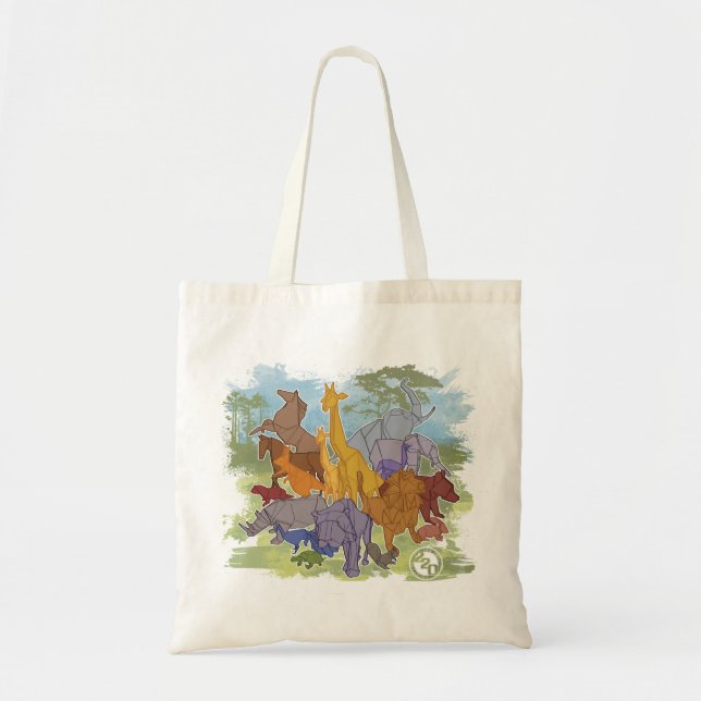 Bolsa Tote Origami Menagerie (Frente)