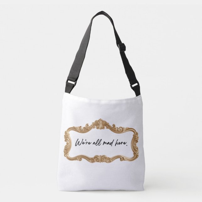 Bolsa Tote Ornada – Presente para Amantes de Livro (Frente)
