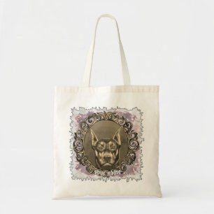 Bolsa Tote Ornamentado Doberman Tote Bag
