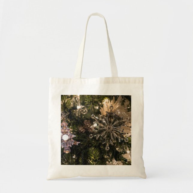 Bolsa Tote Ornamentos de Férias (Frente)