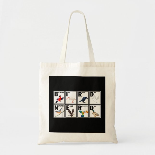 Bolsa Tote Ornitólogo Bird Nerd Lover Gift Birdwatcher Bir (Frente)
