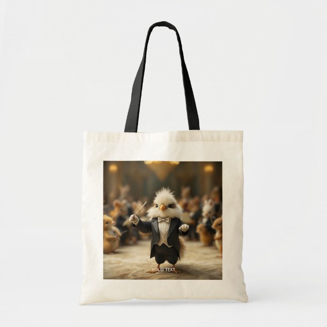 Bolsa Tote Orquestra de Condutas de Pássaros Fantasy (Frente)