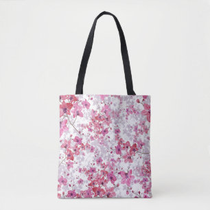 Bolsa Tote Orquídea: beleza vermelha singular.