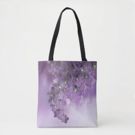 Bolsa Tote Orquídeas-Flor Violetas