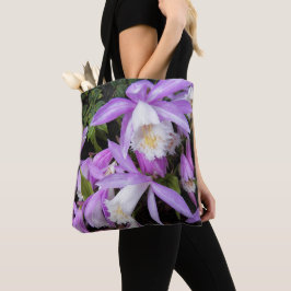 Bolsa Tote Orquídeas Florais Pleione de Peitoril