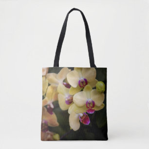 Bolsa Tote Orquídeas rosa e amarela