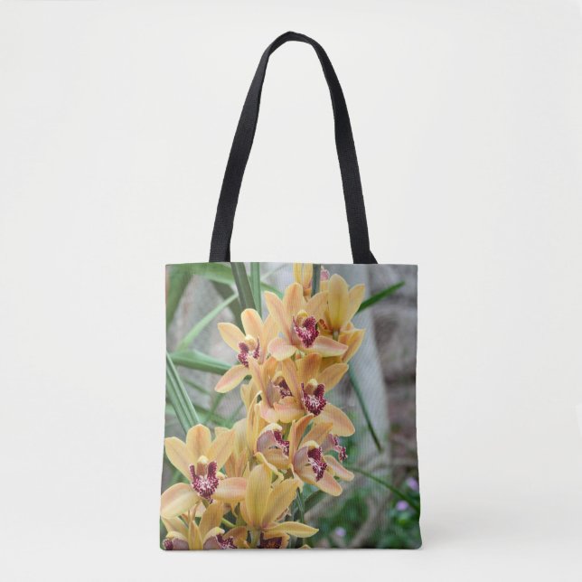 Bolsa Tote Orquídeas Tropicais (Frente)