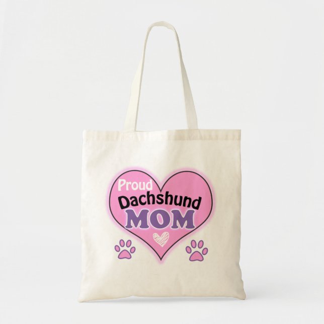 Bolsa Tote Orud Dachshund Mãe (Frente)