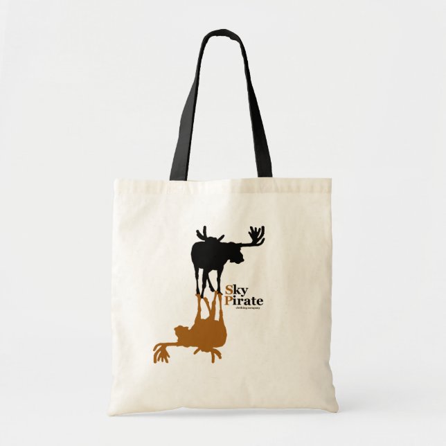 Bolsa Tote Os "alces fizeram-me" a sacola (Frente)