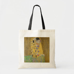 Bolsa Tote Os Amantes Abraço Beijando de Gustav Klimt