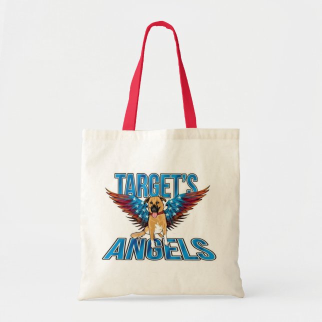 Bolsa Tote Os anjos do alvo (Frente)