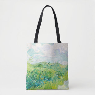 Bolsa Tote Os Auvers Dos Campos De Trigo Verde Van Gogh. Impr