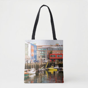 Bolsa Tote Os barcos amarraram Portland, Maine