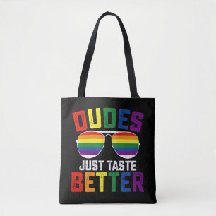 Bolsa Tote Os Caras São Muito Mais Saborosos Piada Gay Orgulh
