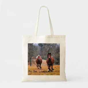Bolsa Tote Os cavalos sejam o líder