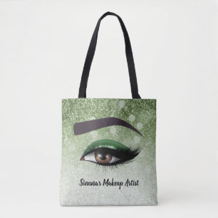 Bolsa Tote Os chicotes glam verdes eyes o maquilhador de  