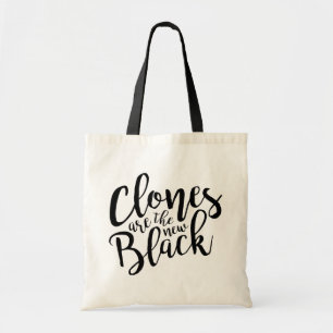 Bolsa Tote Os clone órfãos do preto   são o preto novo
