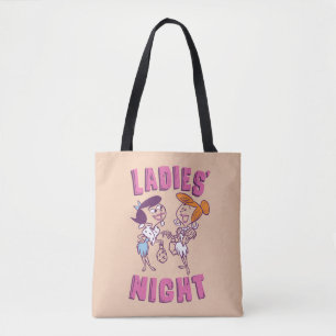 Bolsa Tote Os Flintstones  Betty & Wilma - Noite feminina