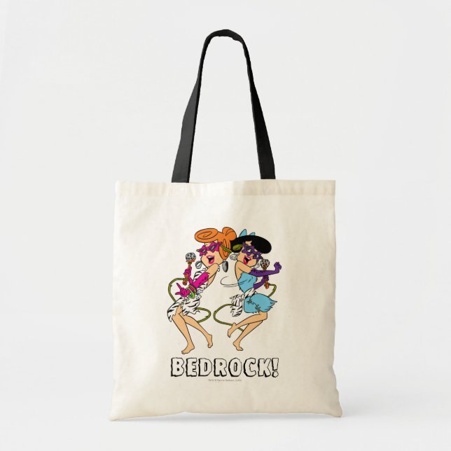 Bolsa Tote Os Flintstones | Estrelas Wilma & Betty Rock (Frente)