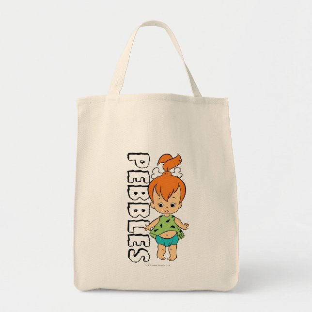 Bolsa Tote Os Flintstones | Pedra Flintstone (Frente)