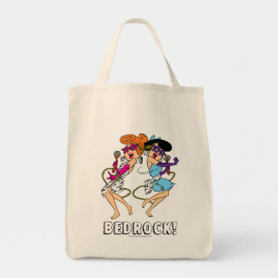 Bolsa Tote Os Flintstones   Wilma & estrelas do rock de Betty