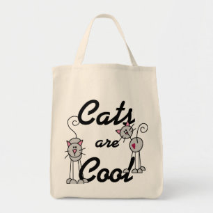 Bolsa Tote Os gatos são camiseta legal e presentes