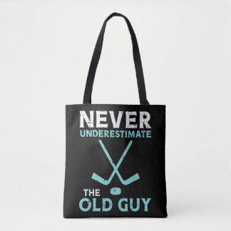 Bolsa Tote Os Homens Nunca Subestimam A Velha Fu De Hóquei No