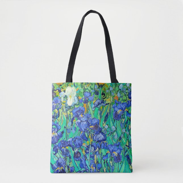 Bolsa Tote Os Íris de Van Gogh  (Frente)