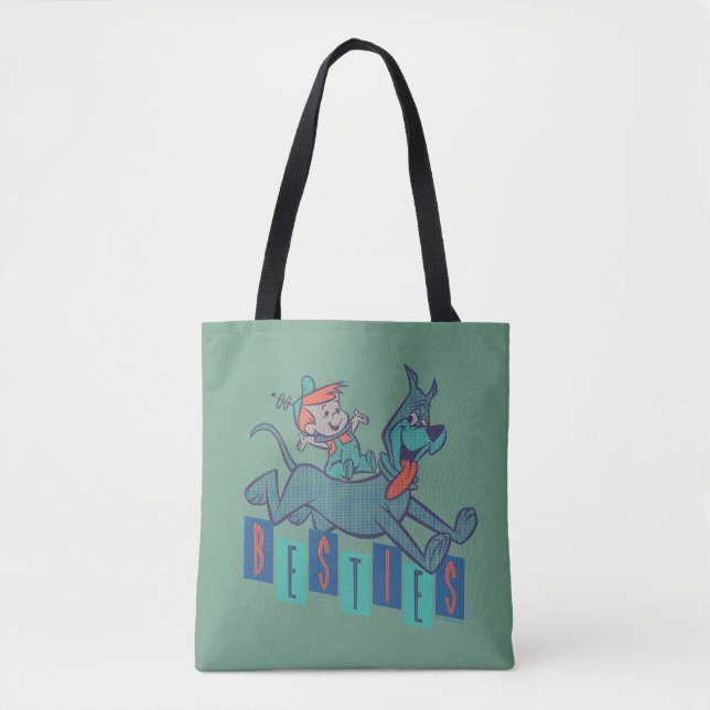 Bolsa Tote Os Jetsons | Elroy & Astro Besties (Frente)