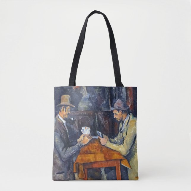 Bolsa Tote Os Jogadores De Cartão, Cezanne (Frente)