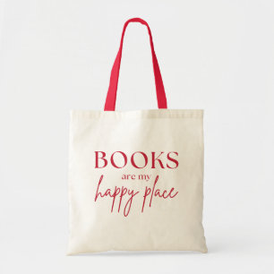 Bolsa Tote Os Livros São O Meu Livro De Lugares Feliz