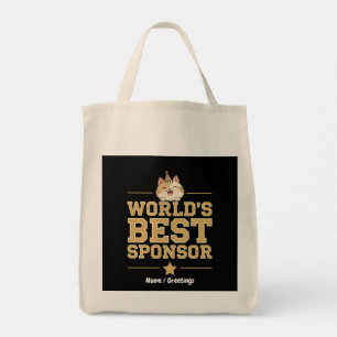 Bolsa Tote Os melhores patrocinadores do mundo em voluntários