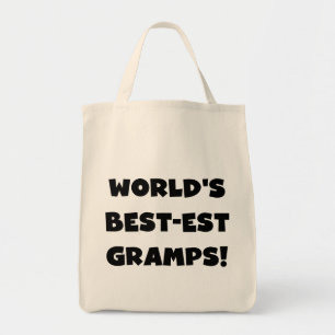 Bolsa Tote Os melhores presentes do mundo em texto negro