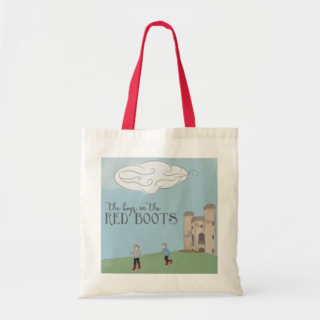 Bolsa Tote Os meninos no Red Boots Tote Bag (Frente)