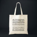 Bolsa Tote Os miúdos personalizaram a cor do teste padrão<br><div class="desc">Os miúdos personalizaram a cor do teste padrão conhecido sua própria sacola de DIY. Agarre sua marcadores do tecido ou pintura e cor do tecido neste bolsa personalizado. O nome parecerá em seis pias batismais diferentes da letra da bolha colorir. Uma ideia do artesanato do divertimento para que os miúdos...</div>