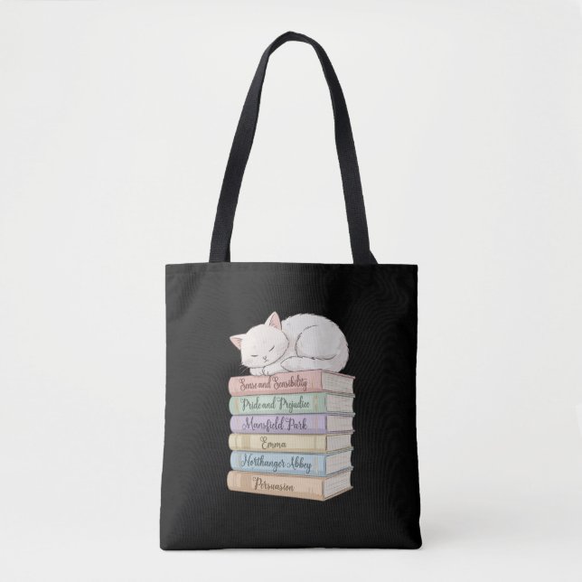 Bolsa Tote Os Romances de Jane Austen IX (Frente)