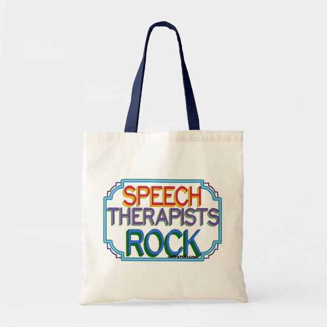 Bolsa Tote Os Terapistas de Voz Rock (Frente)